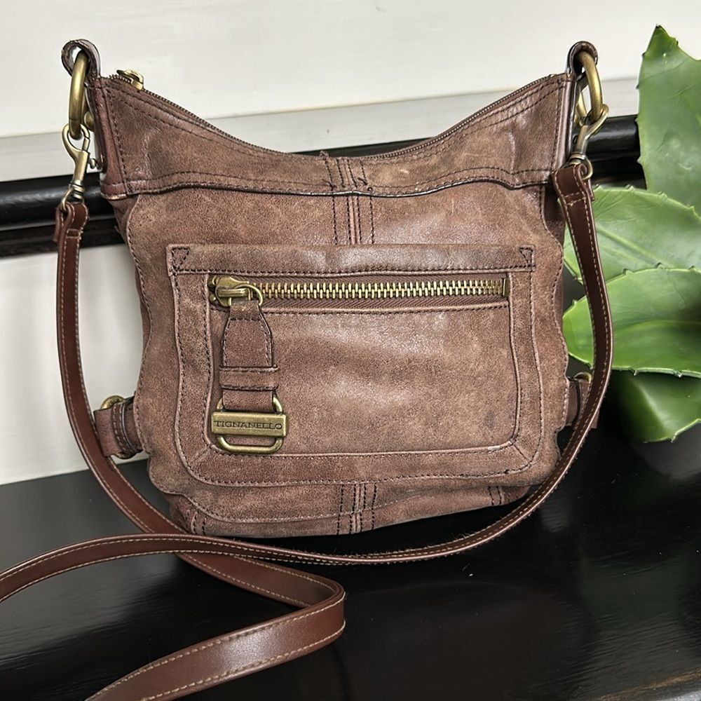 Brown Leather Crossbody Bag